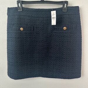 LOFT Blue Mini Pencil Skirt for Work